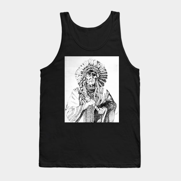 native elder #2 Tank Top by Cryptid Kitty